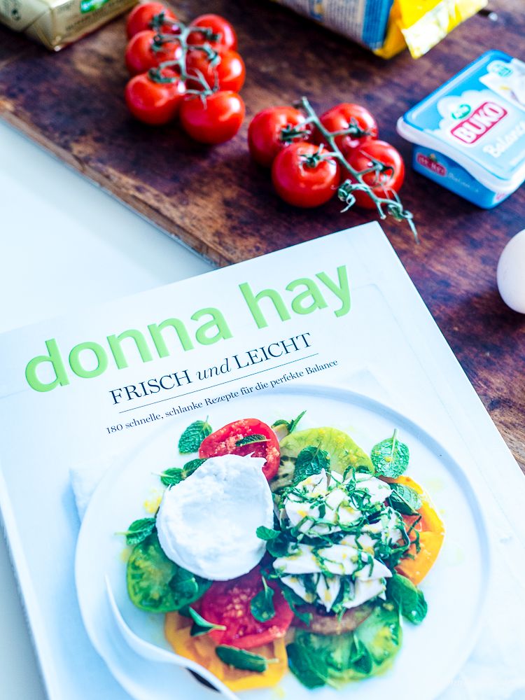 Schnell, leicht, gesund - Ein Rezept für Polenta Quiche mit Tomaten und Salat!