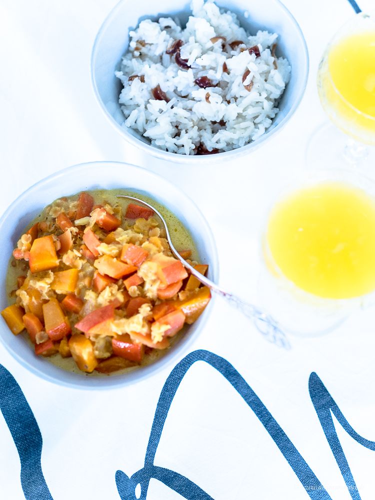 Ein leckeres, wärmendes Kürbis-Möhren-Curry - ein Rezept nach TCM (traditionell, chinesische Medizin)!